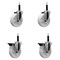 Service Caster 5'' Nylon Wheel Swivel 3/4'' Expanding Stem Caster Set 2 Brakes, 4PK SCC-EX20S514-NYS-2-PLB-2-34 - alternate 1